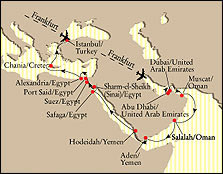 Arabian Gulf Cruise, Red Sea Cruise, Egypt Cruise