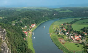 Cruise down the Elbe River