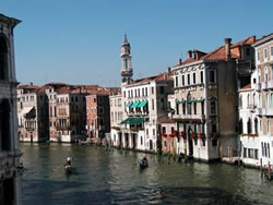 Dock in the Venetian Lagoon during your cruise
