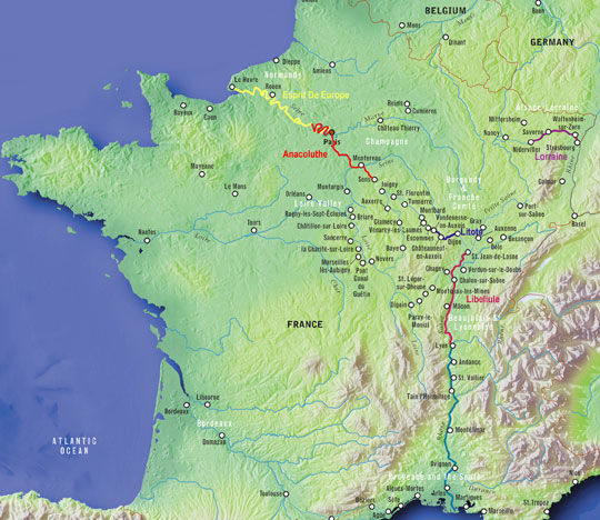 France River Map