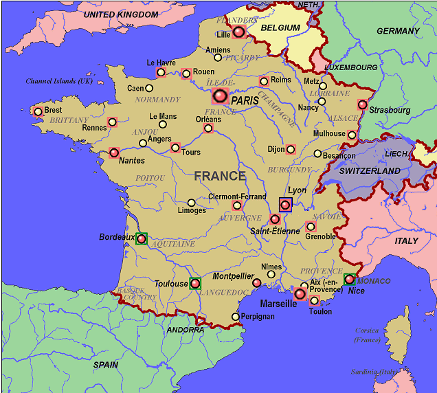 Map France2 