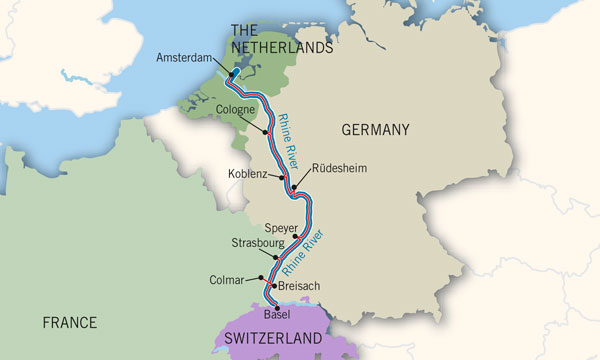 Castles Along The Rhine 8 Days Amsterdam To Basel Or Reverse