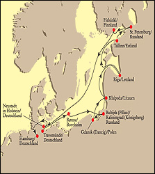 Baltic Sea Cruises, Deluxe Sea Cruises