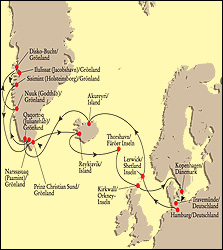 Atlantic Cruise Map