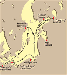 Deluxe Cruises, Baltic Sea Cruise